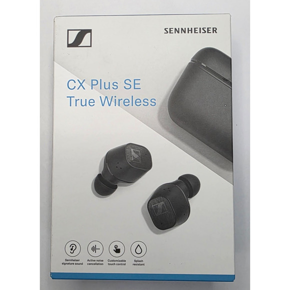 Sennheiser Wireless Earphones CX Plus True Wireless SE Matte Black 24 Hours - Picture 3 of 7
